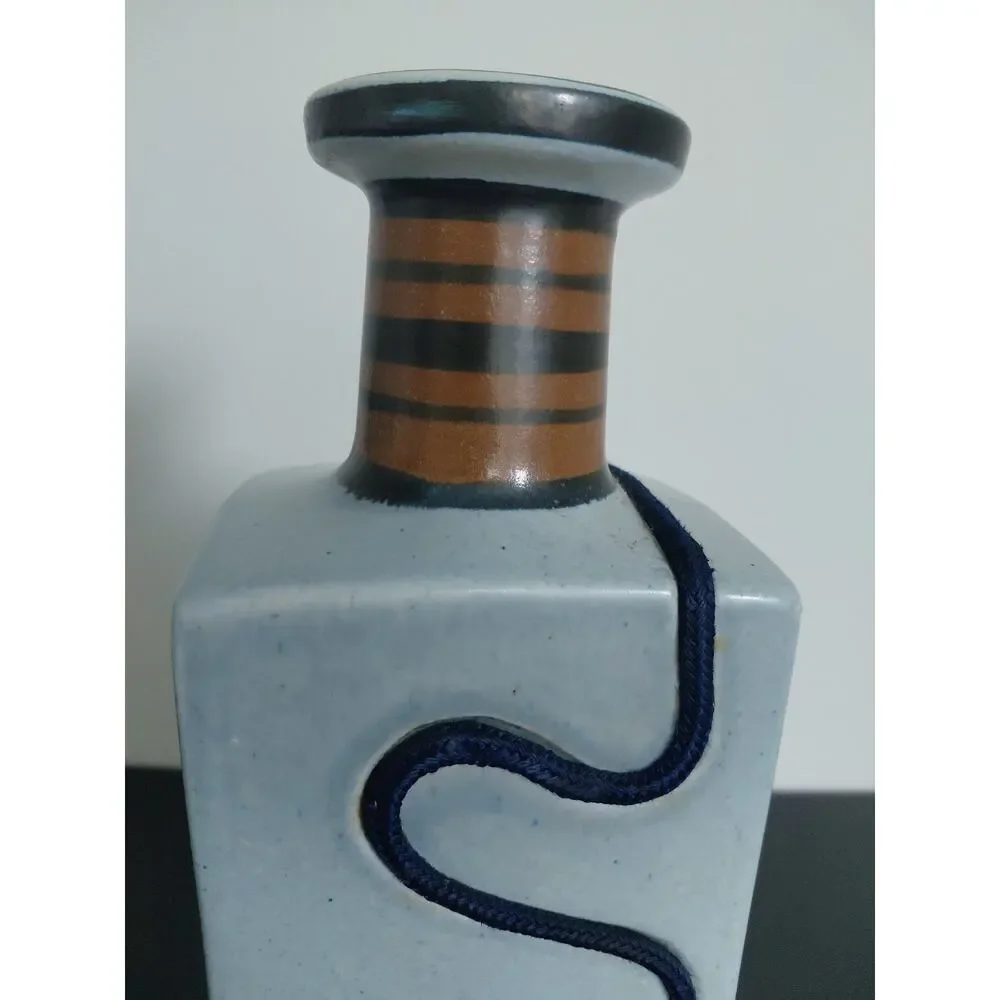 Lapid Israel Pottery Mid Century Inlaid 14